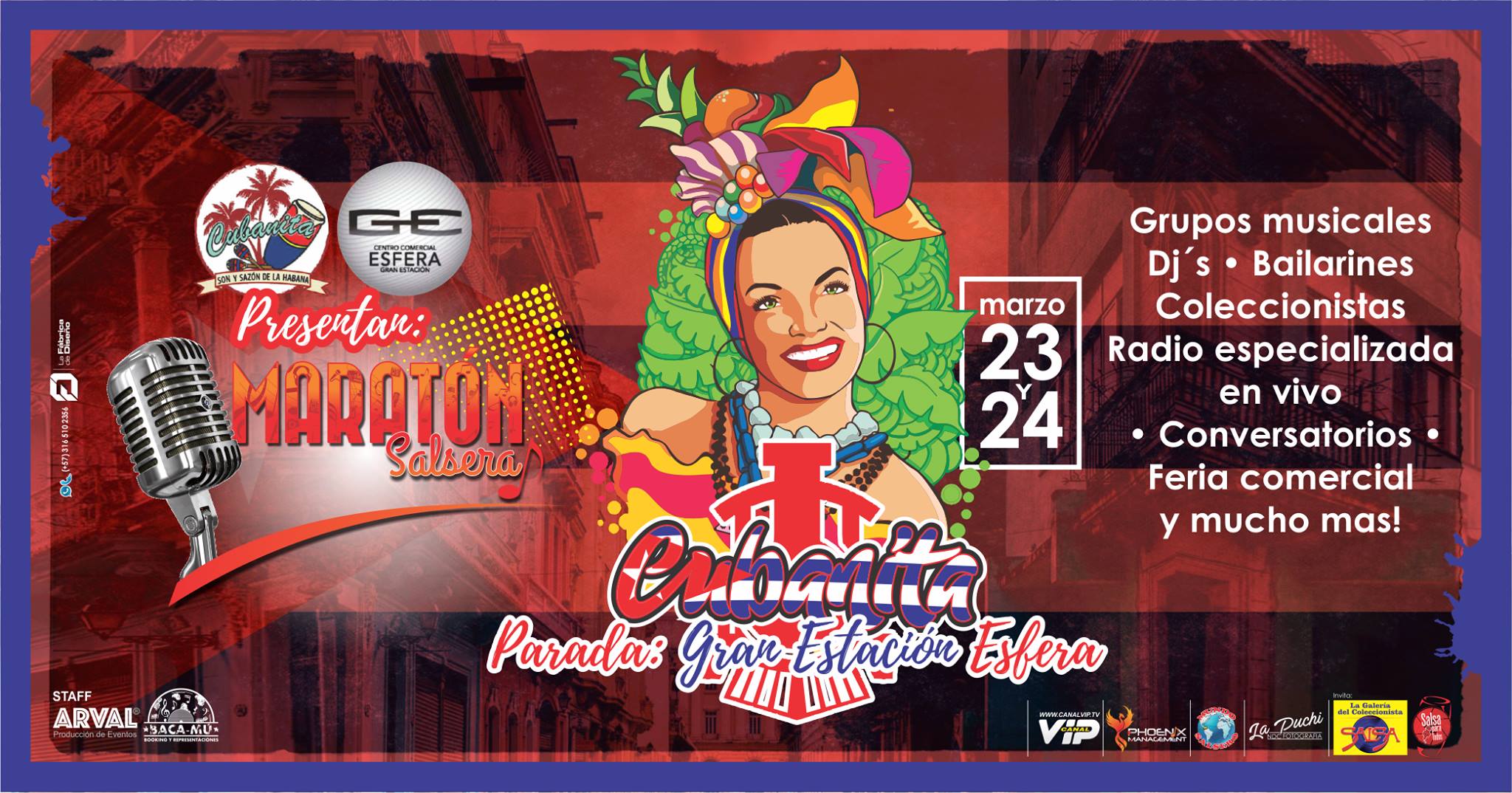 Maratón Salsera Cubanita - Parada: Gran Estación, Esfera