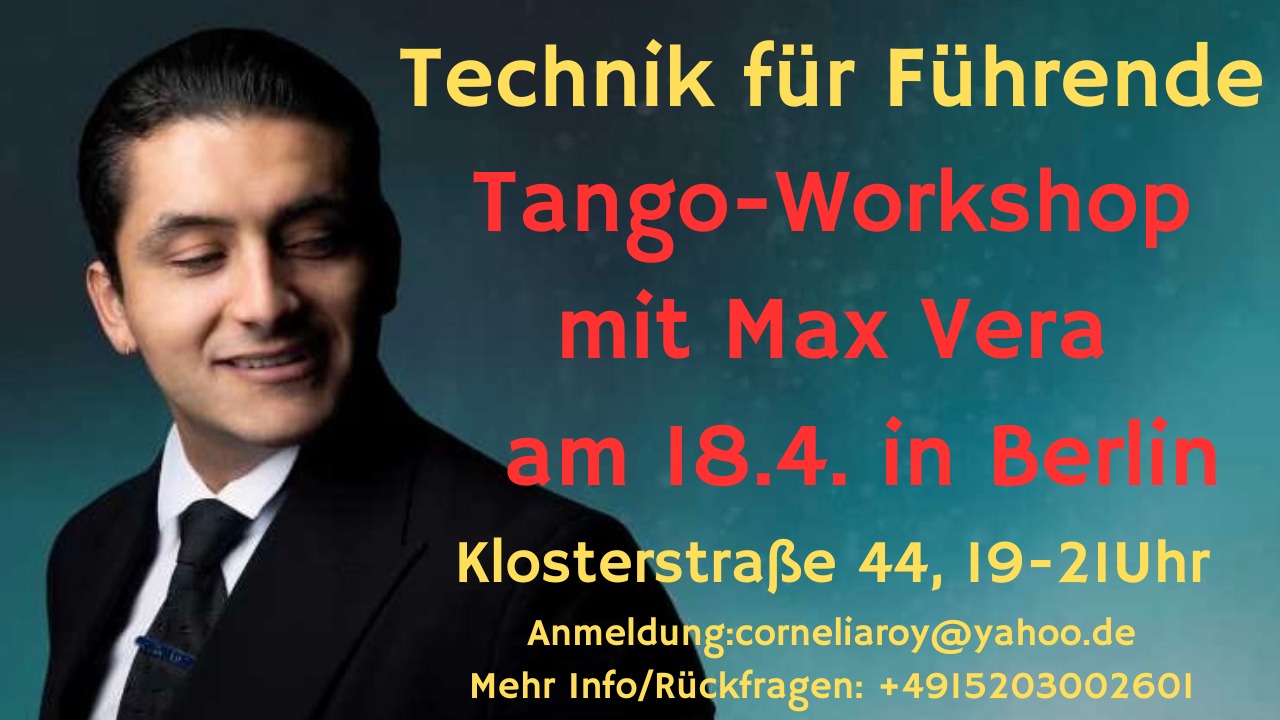 Tango-WS Technik für Führende Leader's Technique mit Tango-Champion Max Vera
