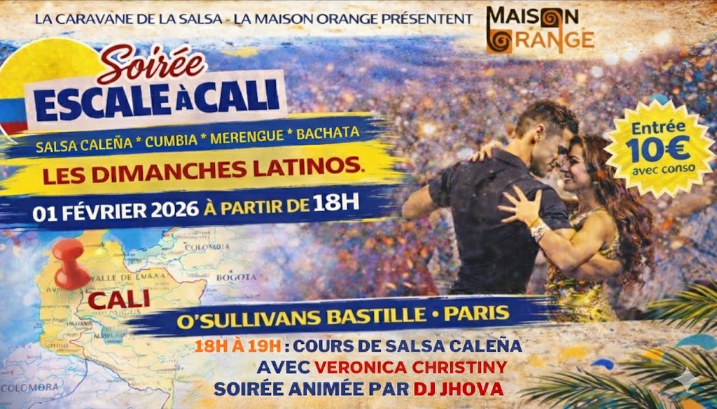 Les Dimanches Latinos - Escale à CALI - 1ère Édition
