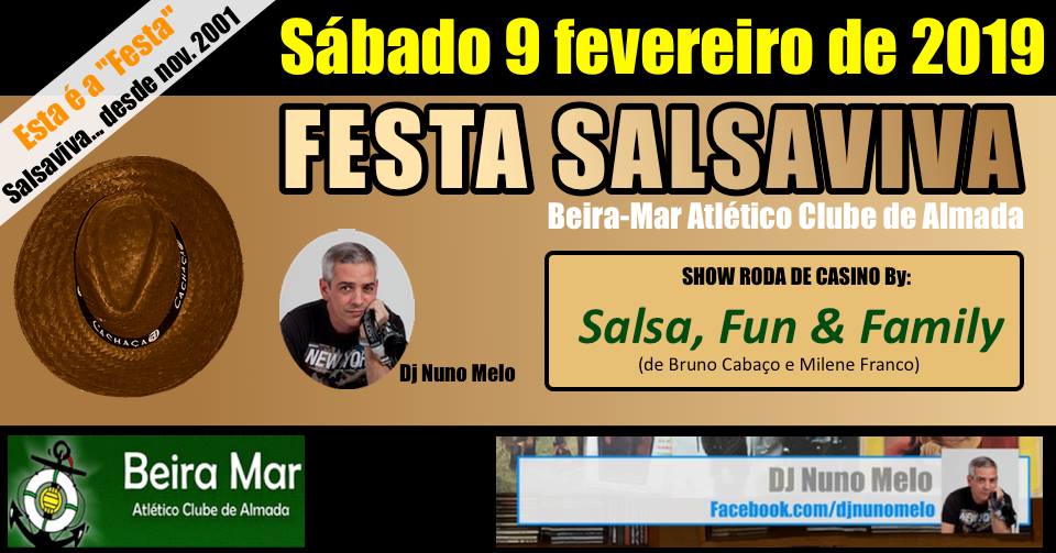 Festa Salsaviva - 9 de fevereiro de 2019