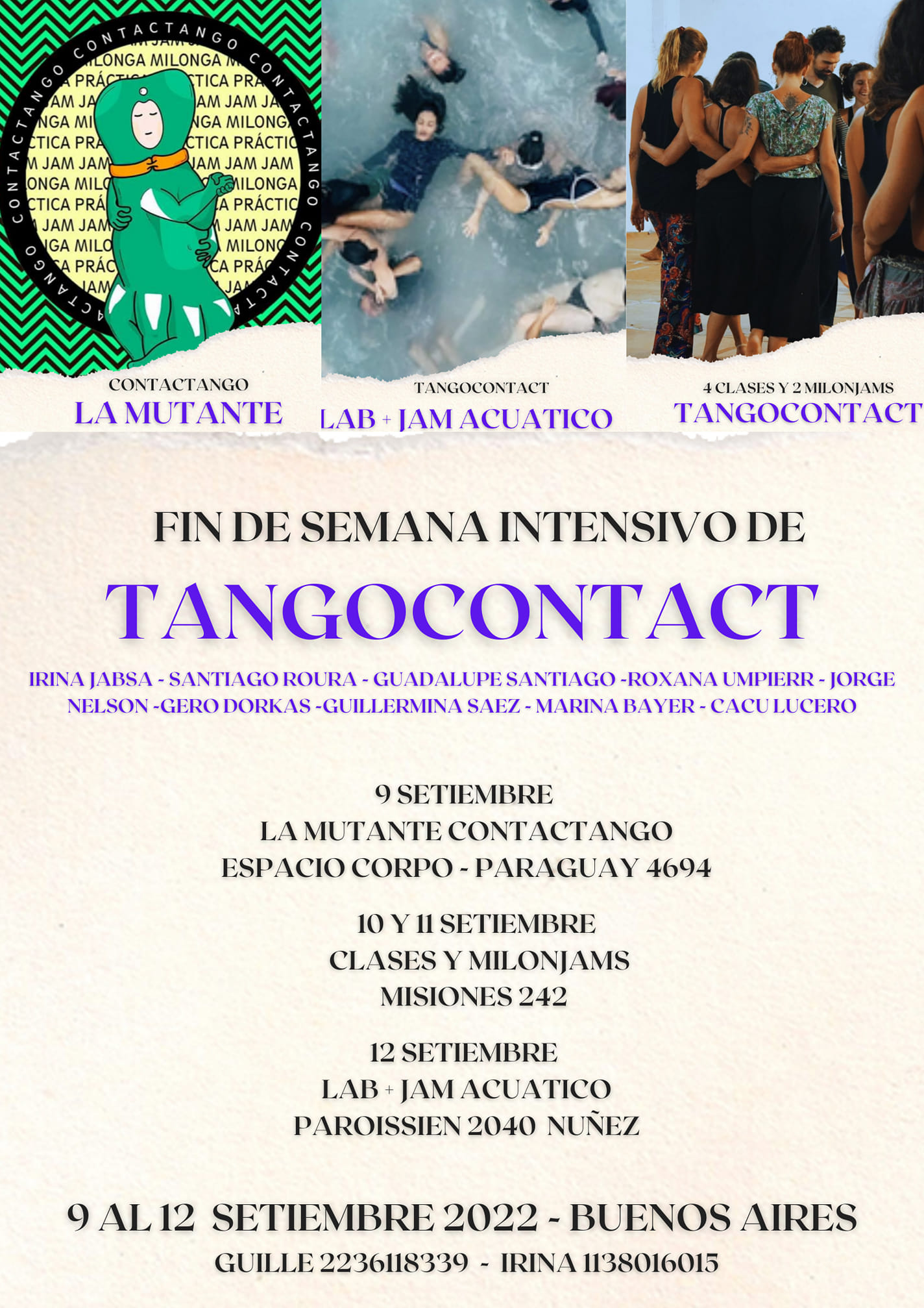 TANGOCONTACT Fin de semana intensiVo