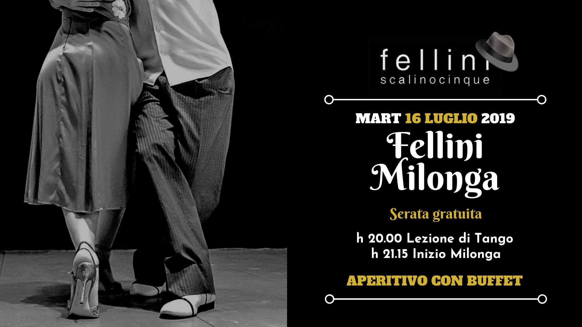 Fellini Milonga - il martedì serata gratuita