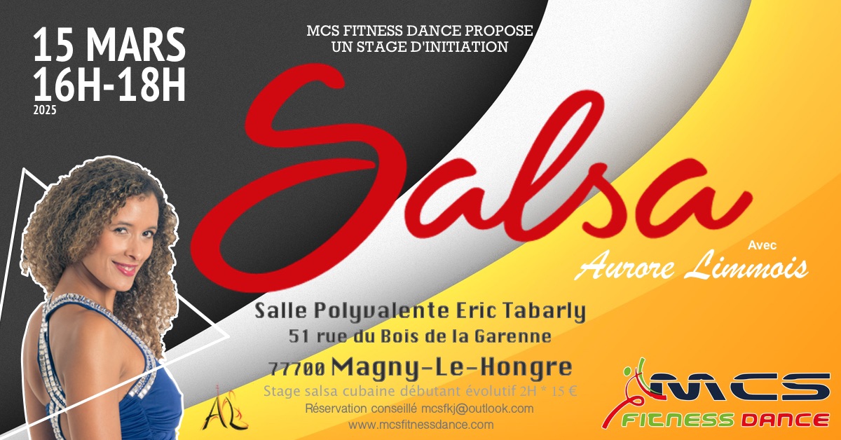 Stage de SALSA avec MCS FITNESS DANCE