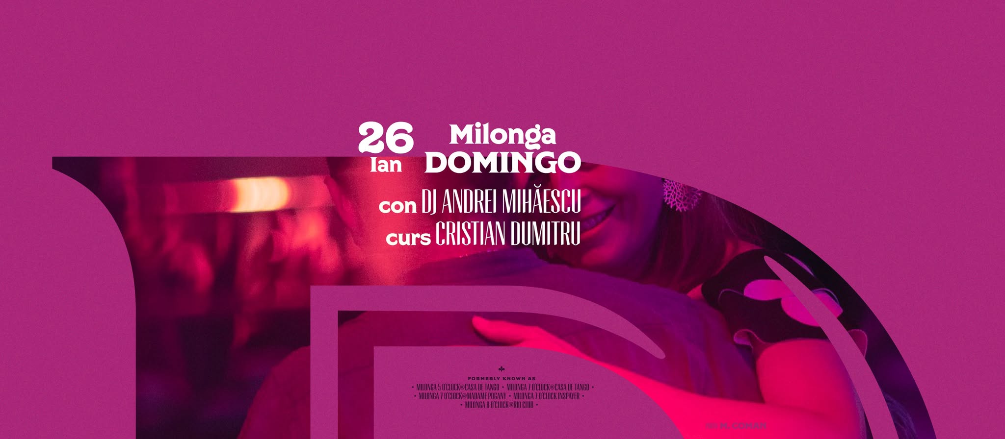 Milonga DOMINGO 26 Ianuarie