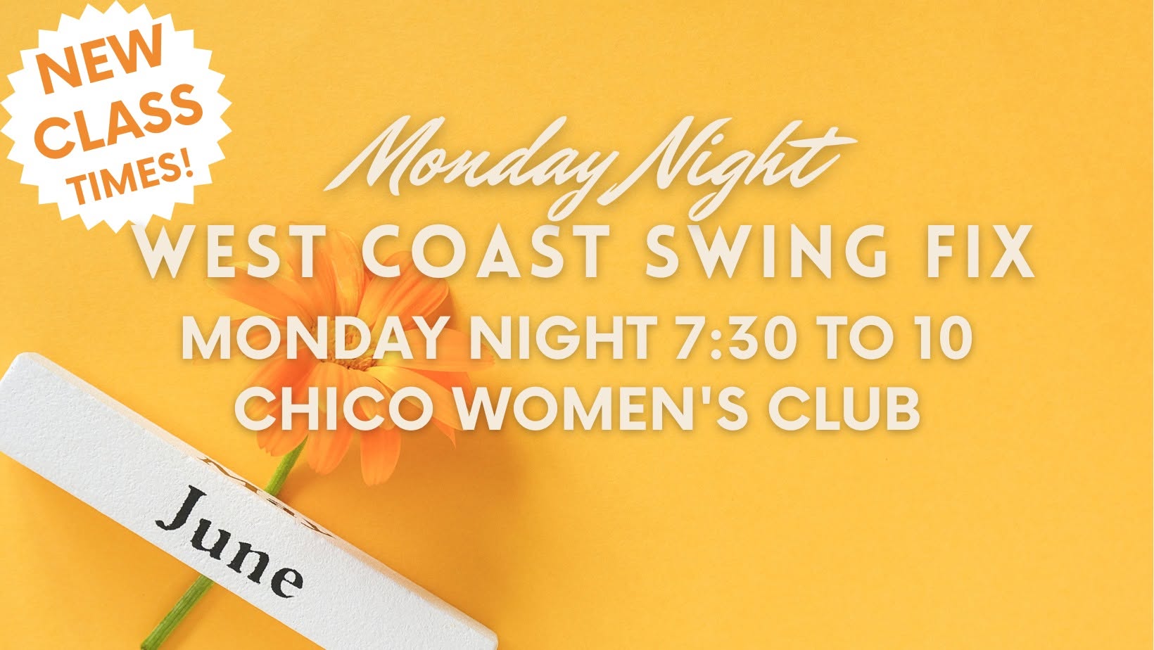Monday Night West Coast Swing Fix