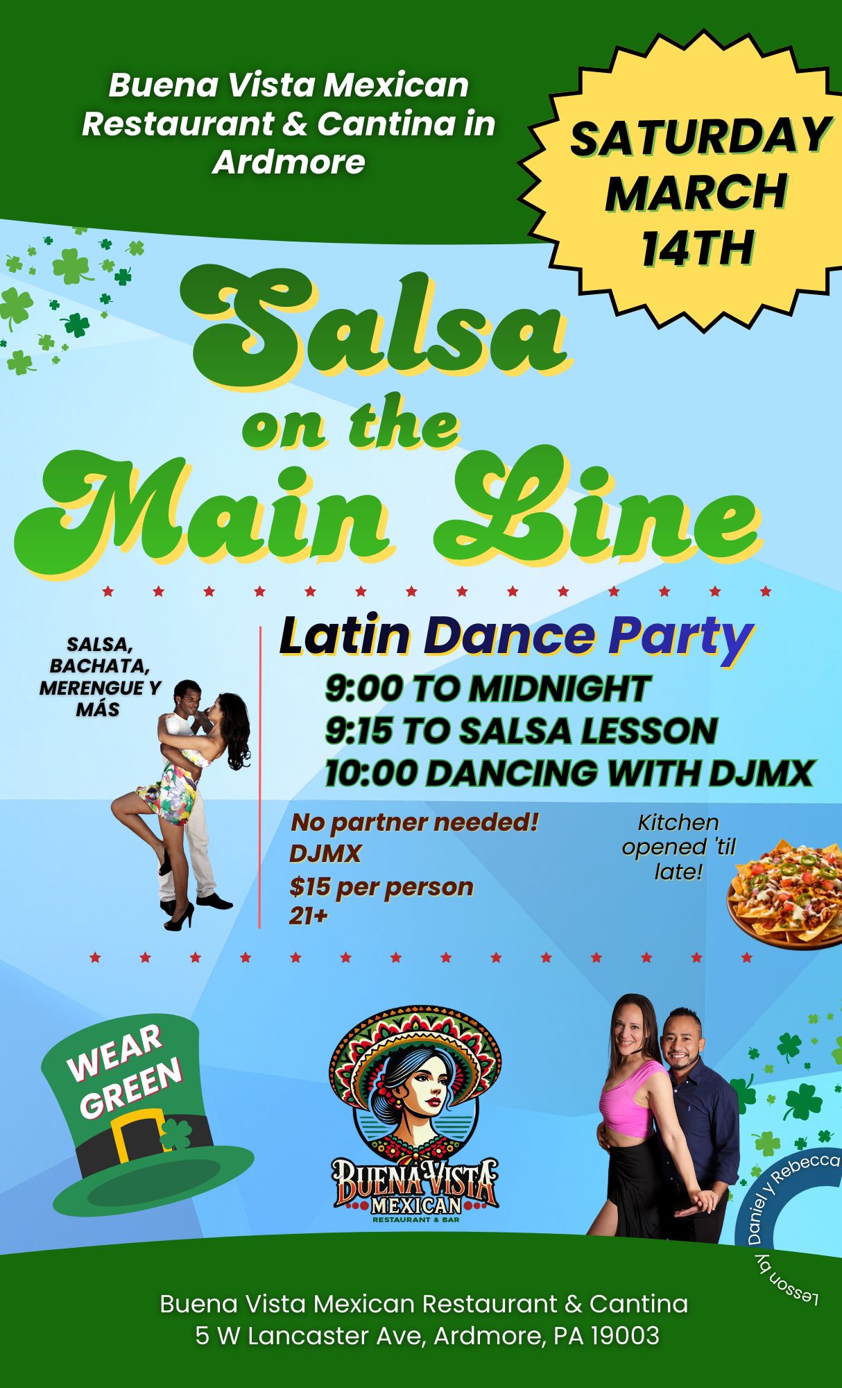 Salsa on the Main Line Latin Dance Party!