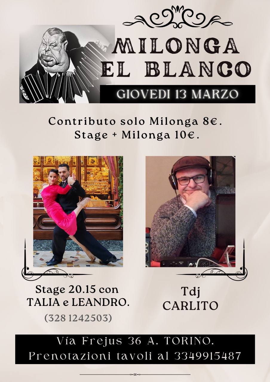 Milonga El Blanco