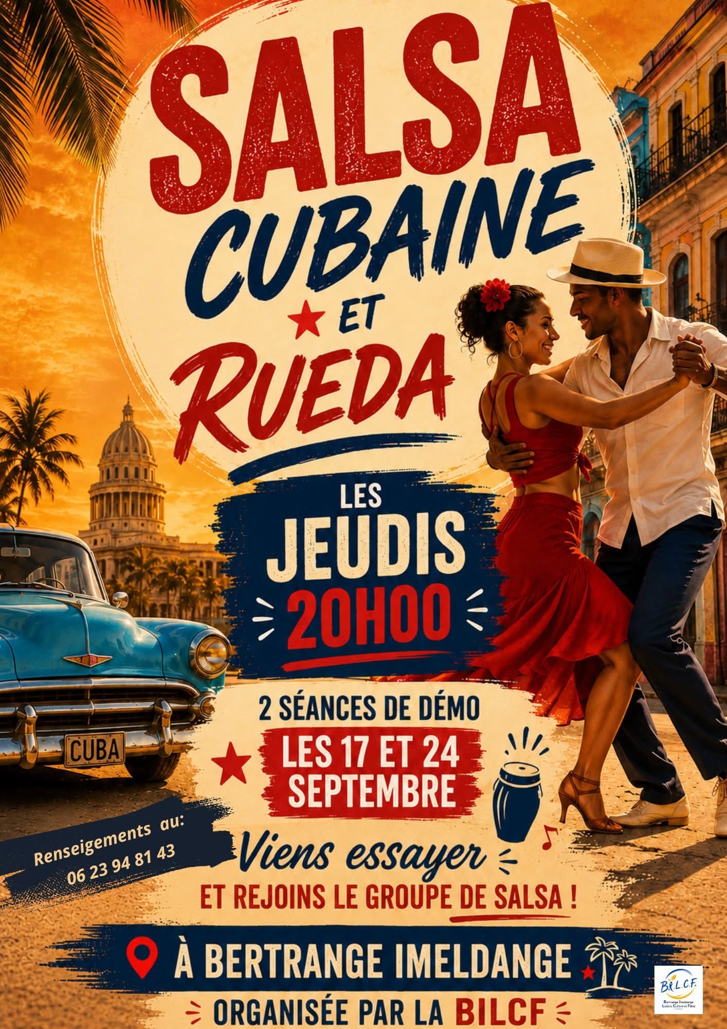 Cours Salsa Cubaine @ Bertrange 57