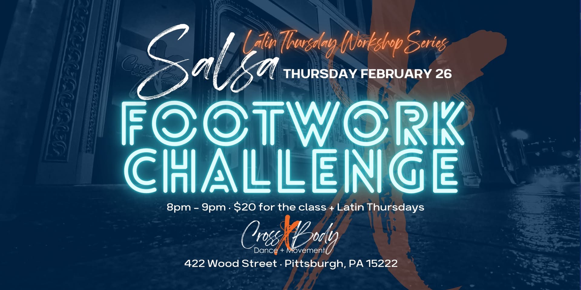 Salsa Footwork Challenge Workshop with Vincent & Rachel