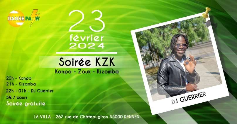 Soirée Konpa-Zouk-Kizomba ( KZK)