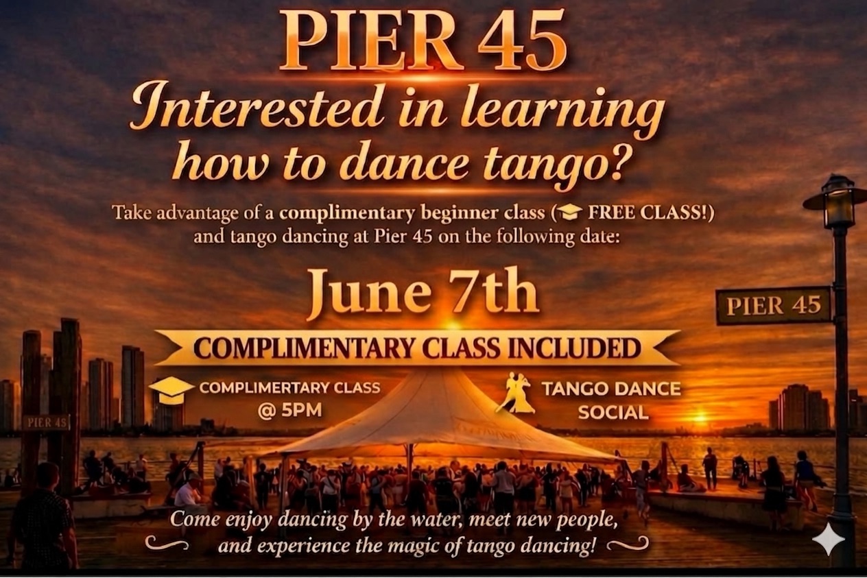 FREE Tango Class + FREE Dance Social for Absolute Tango Beginners