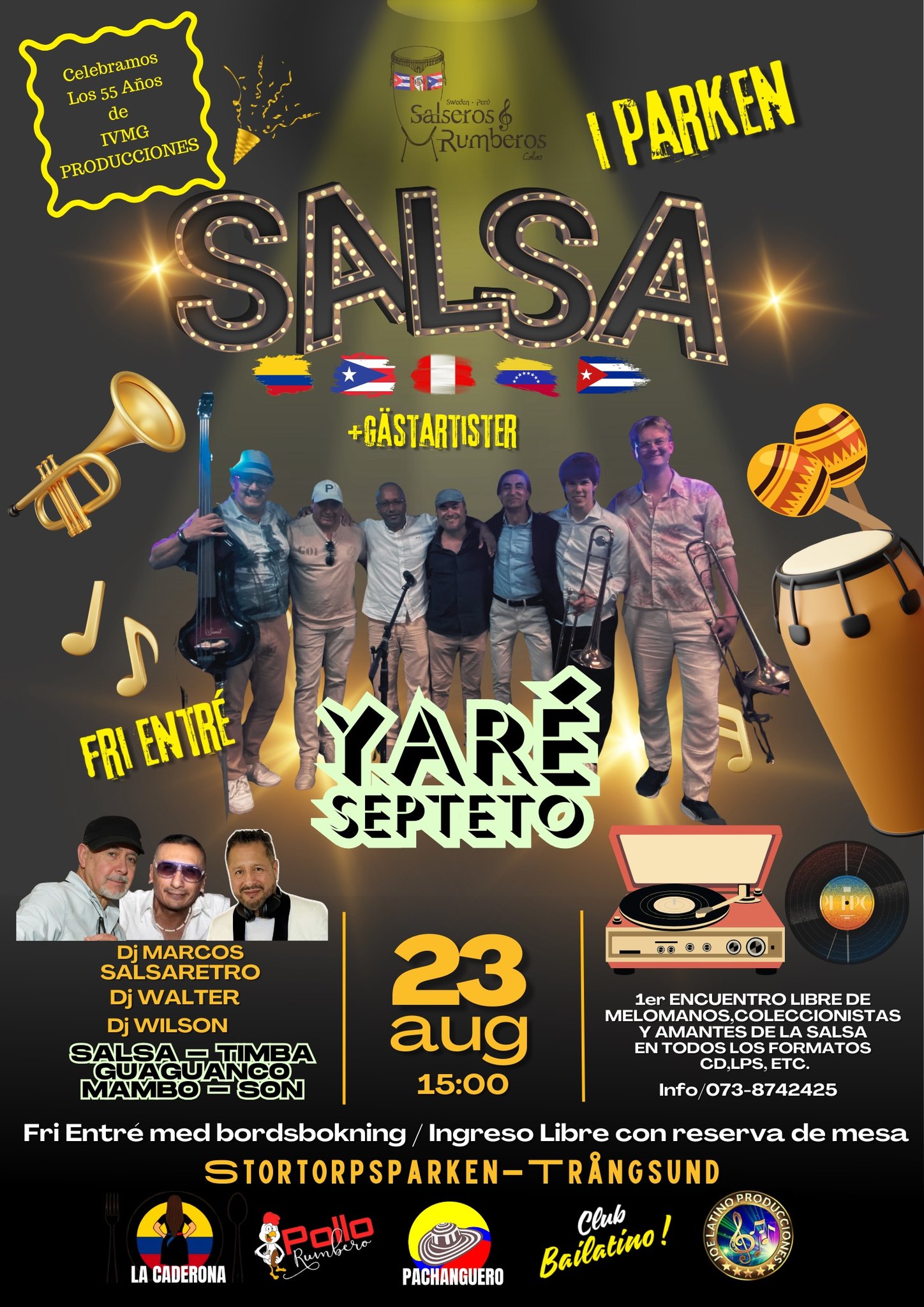 Salsa I Parken Lördag 23 Augusti
