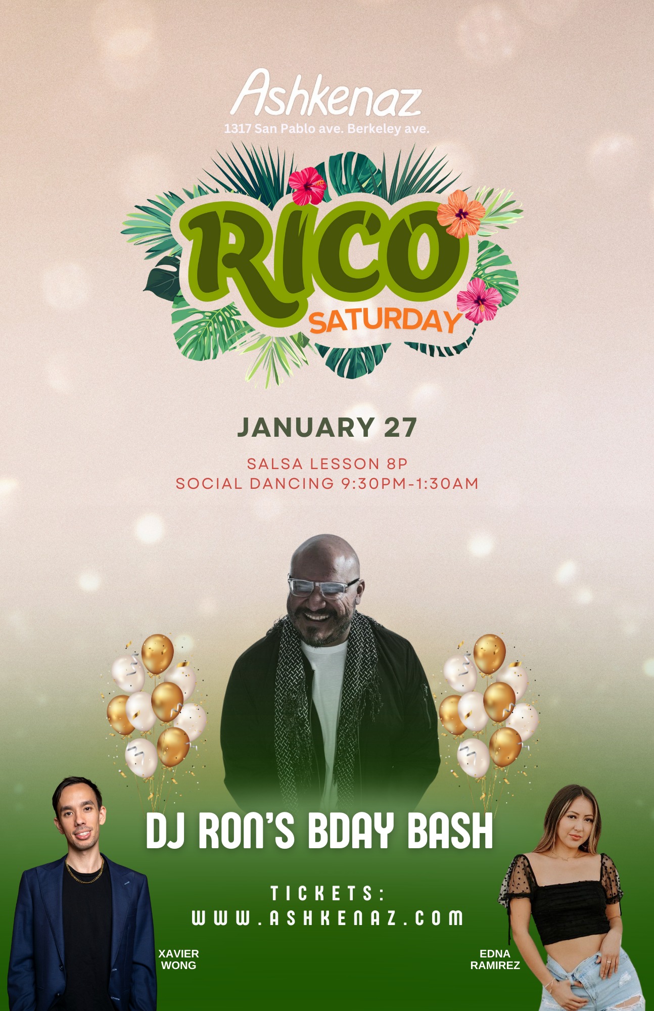 RICO SATURDAY- DJ RON'S BIRTHDAY BASH!!!