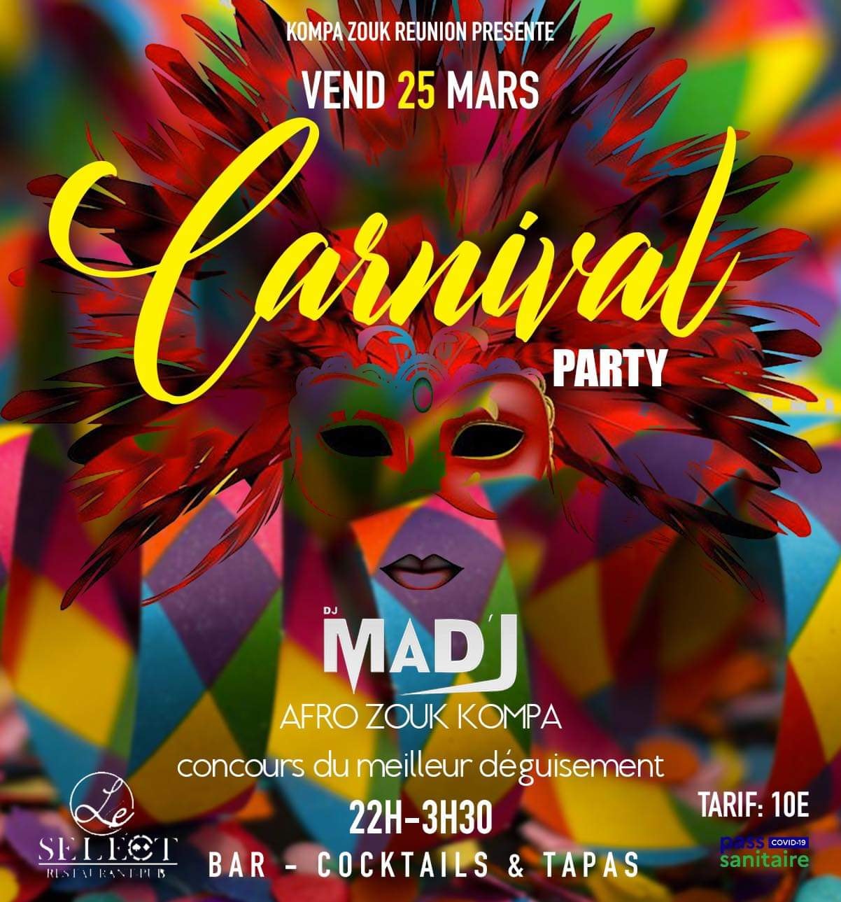 CARNIVAL PARTY - 100% AFRO ZOUK KONPA