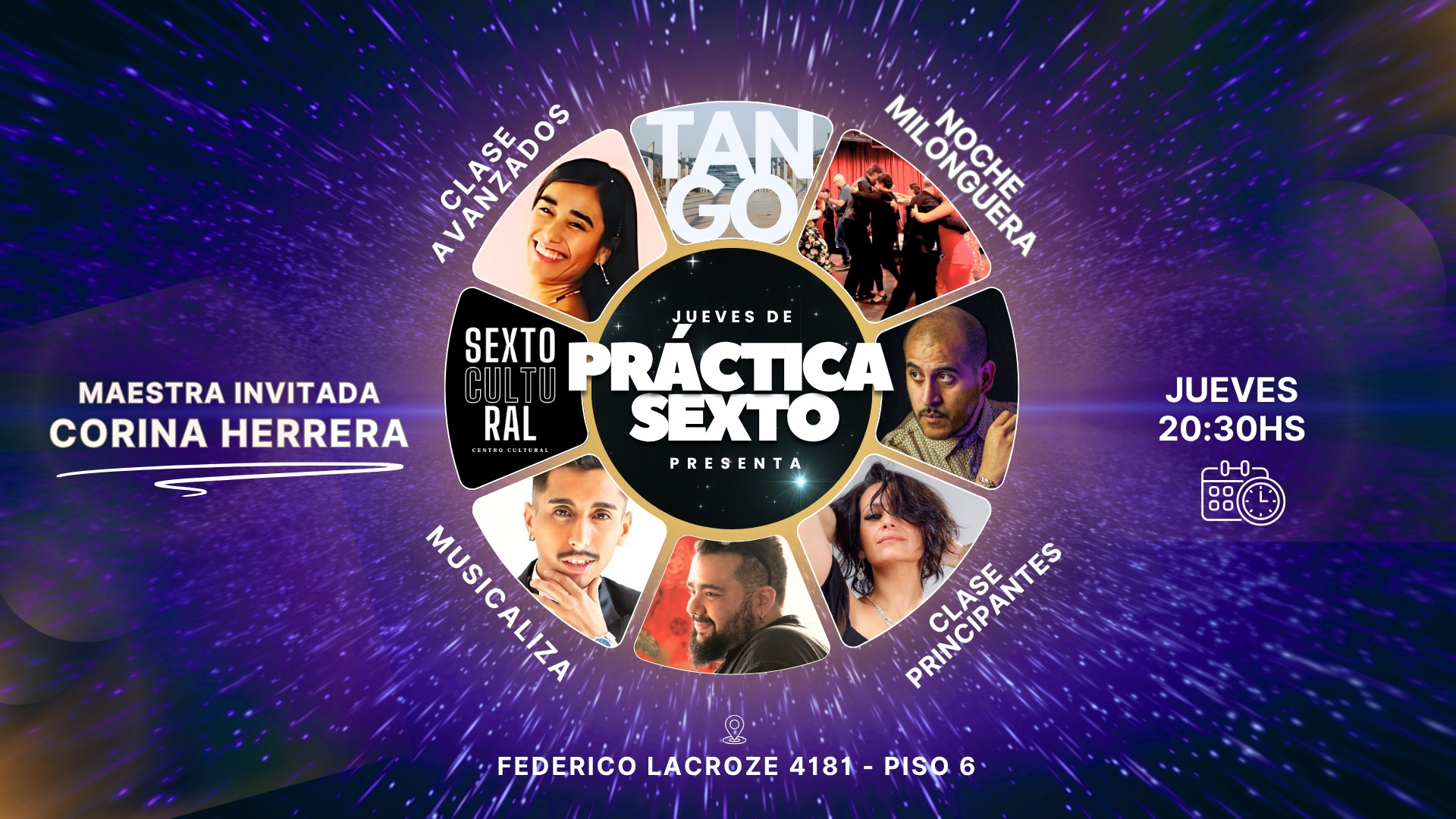 🔥Este jueves 10 de julio el Sexto Cultural te espera con un programa espectacular ❤️