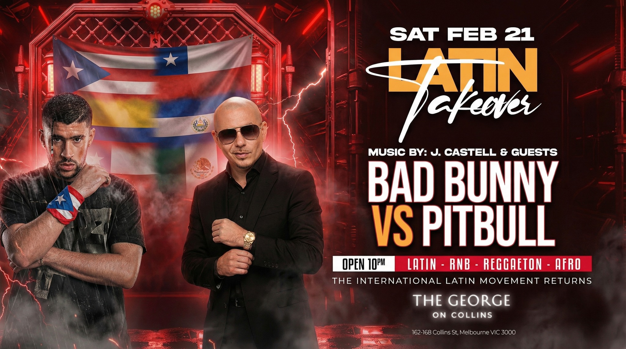 LATIN TAKEOVER: BAD BUNNY VS PITBULL ANTHEMS ONLY