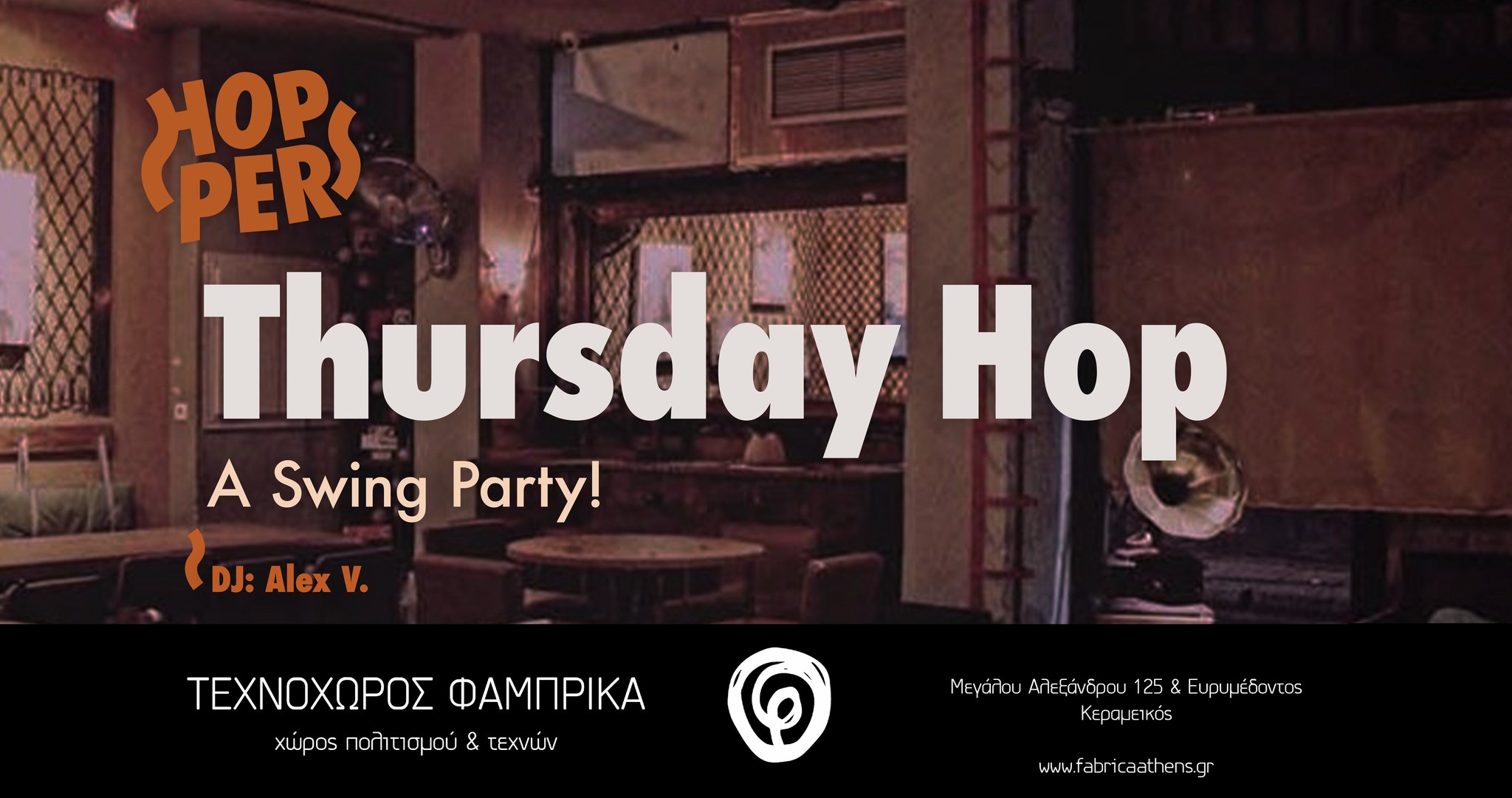 ✨ Thursday Hop A Swing Party at Fabrica 🎉 DJ: Alex V 🎶
