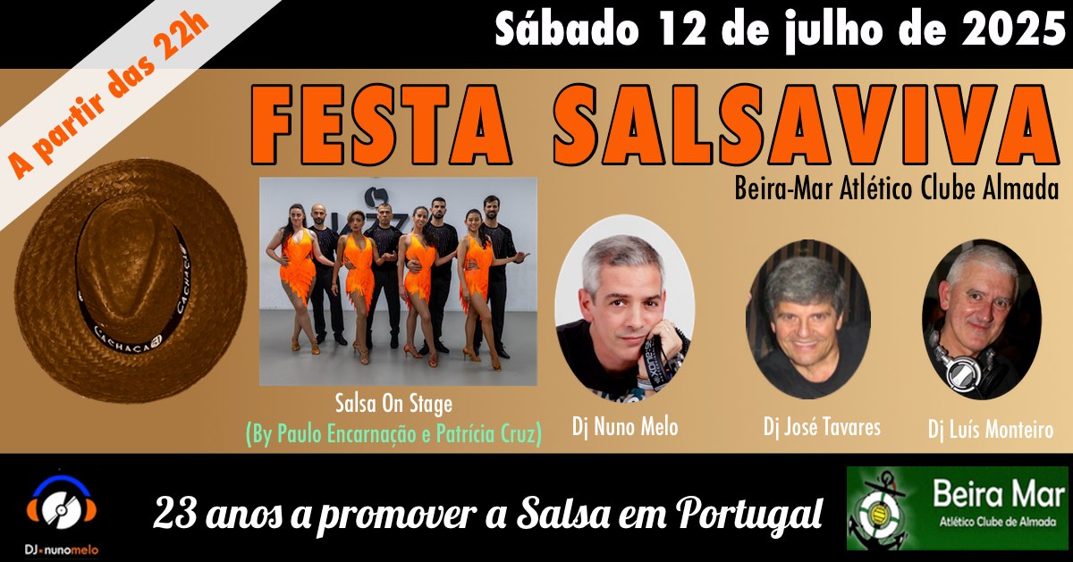 Festa Salsaviva - Sábado 12 de JULHO 2025