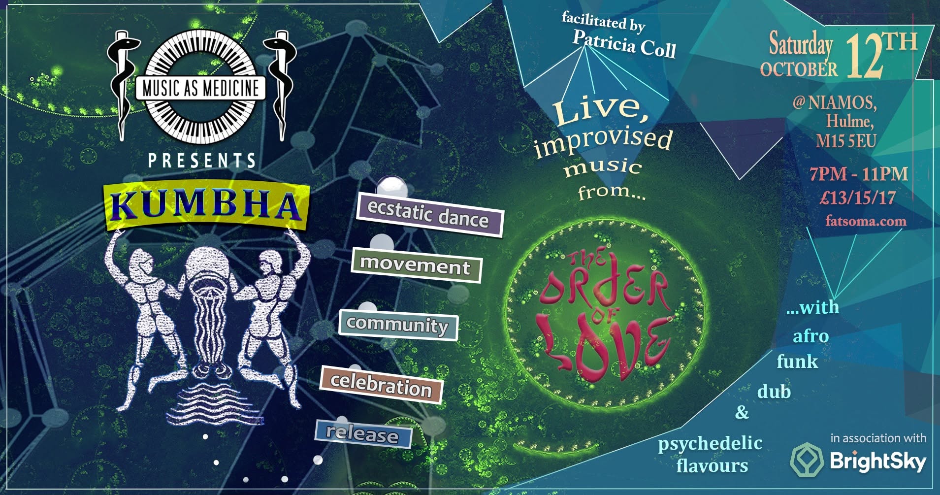 Music As Medicine Presents Kumbha - live ecstatic dance MCR