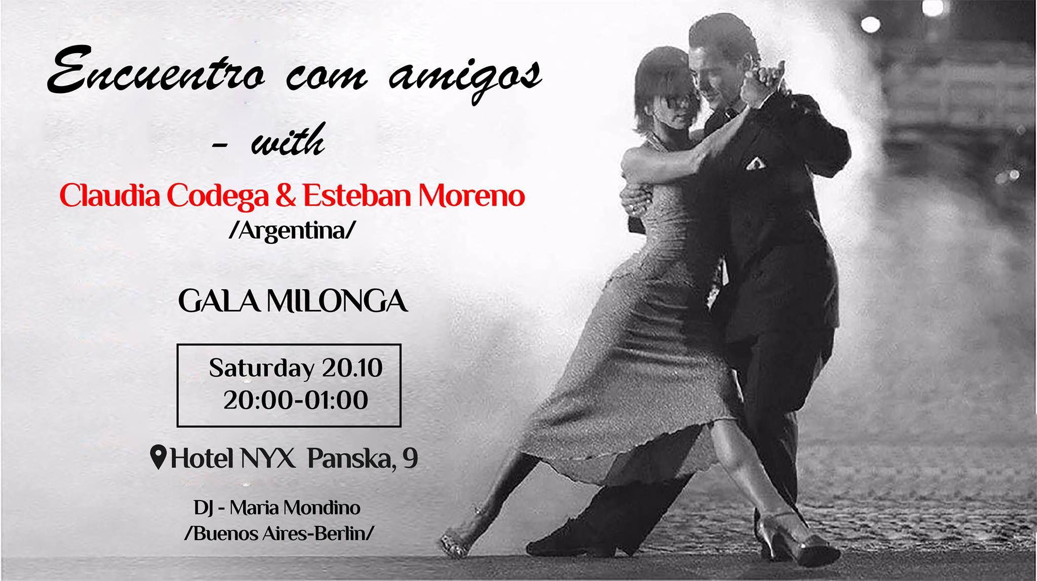 Encuentro con Amigos in Praha- gala milonga