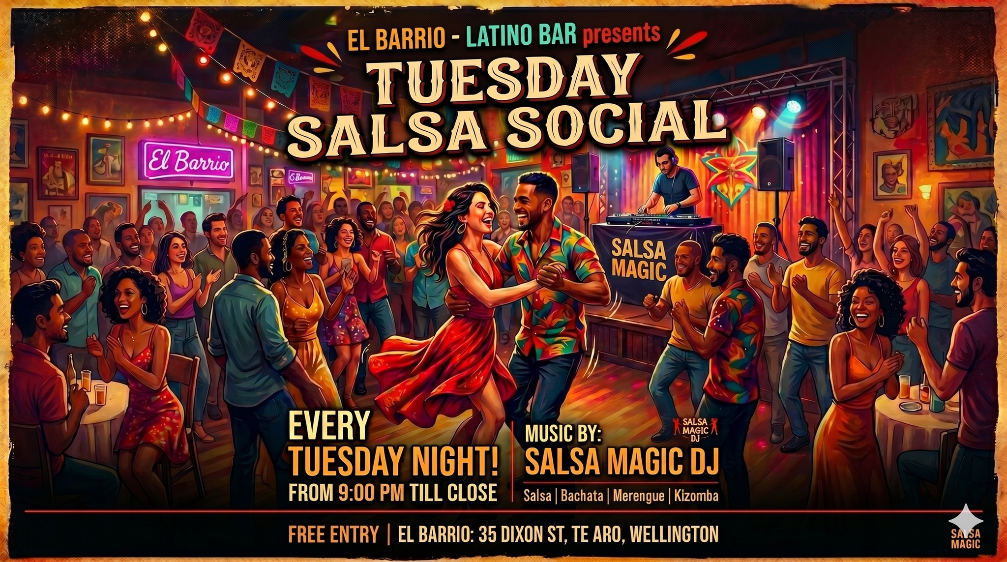 Salsa Magic's Tuesday Social @ El Barrio