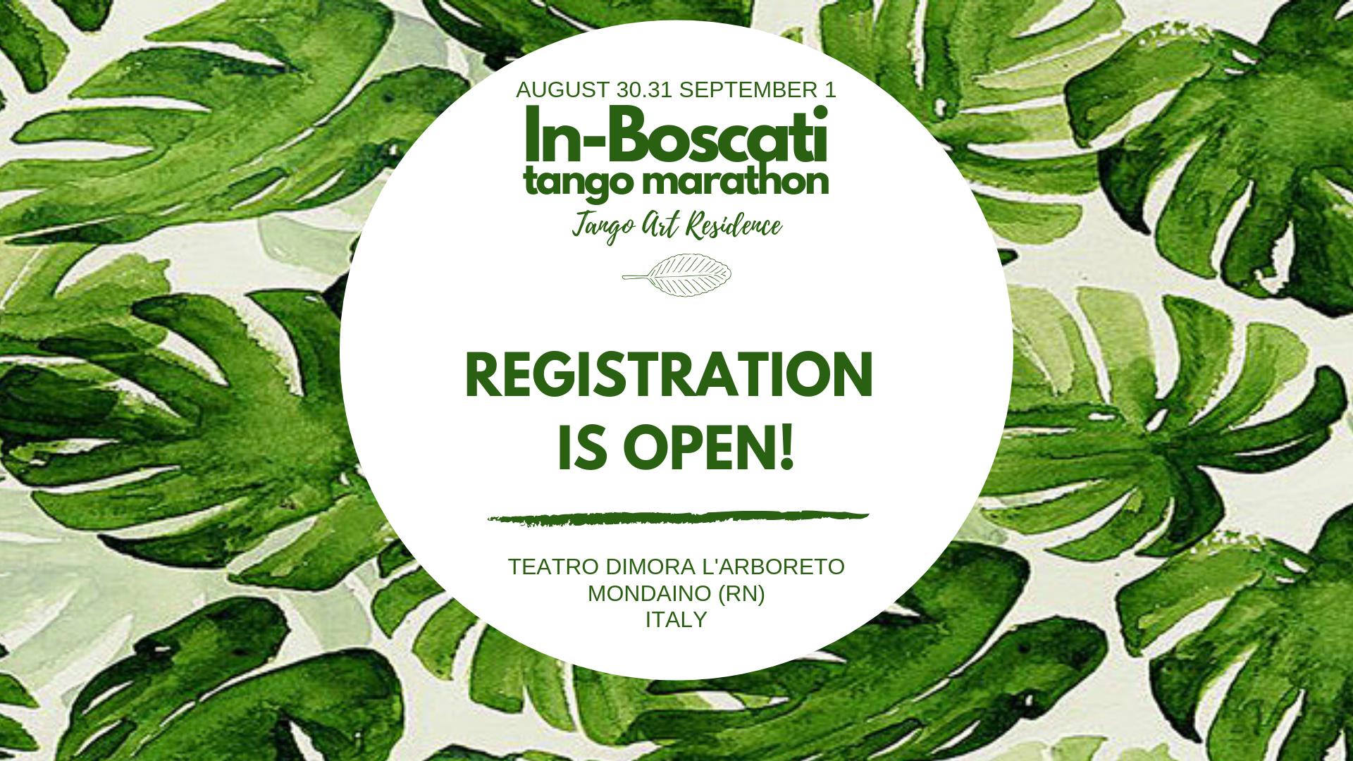 In-Boscati tango marathon - August 30.31 September .1
