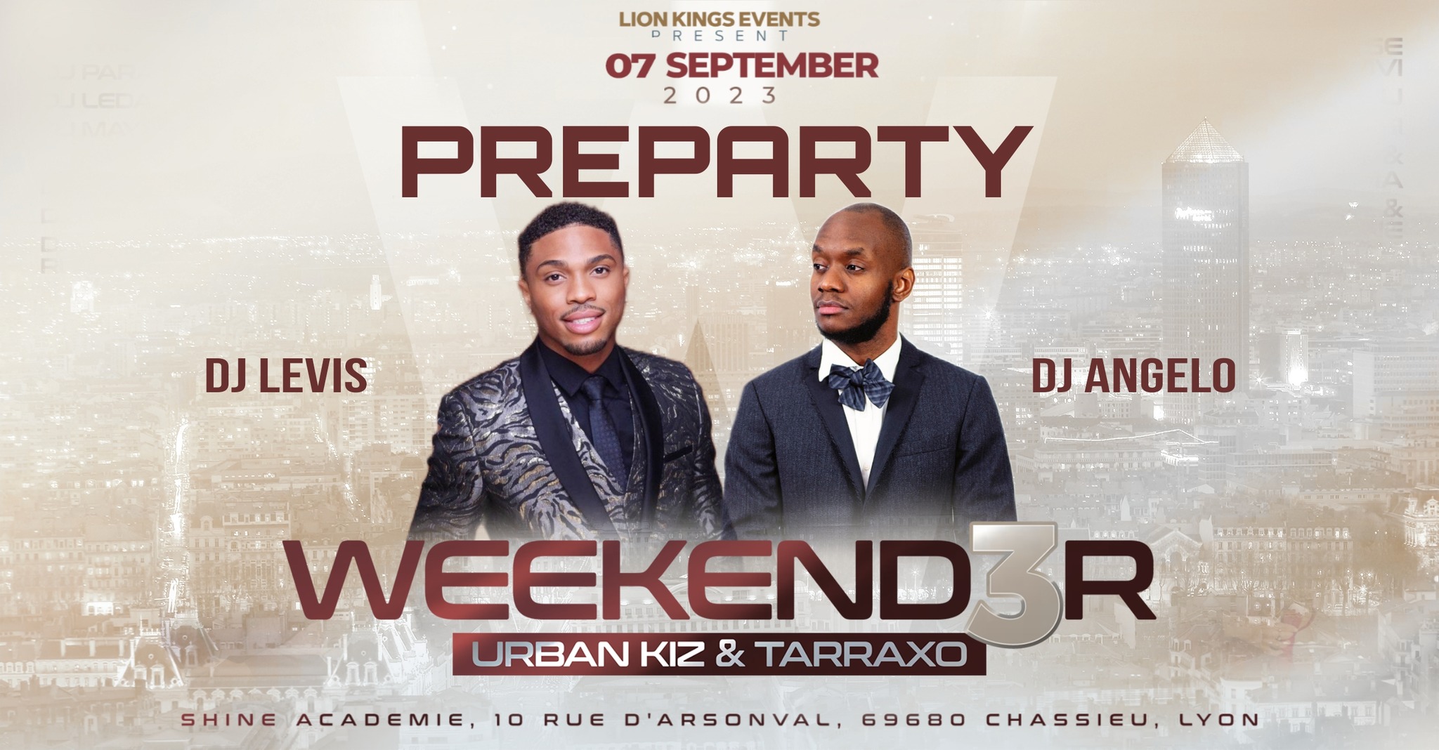 PRE-PARTY WEEKENDER URBAN KIZ & TARRAXO 3