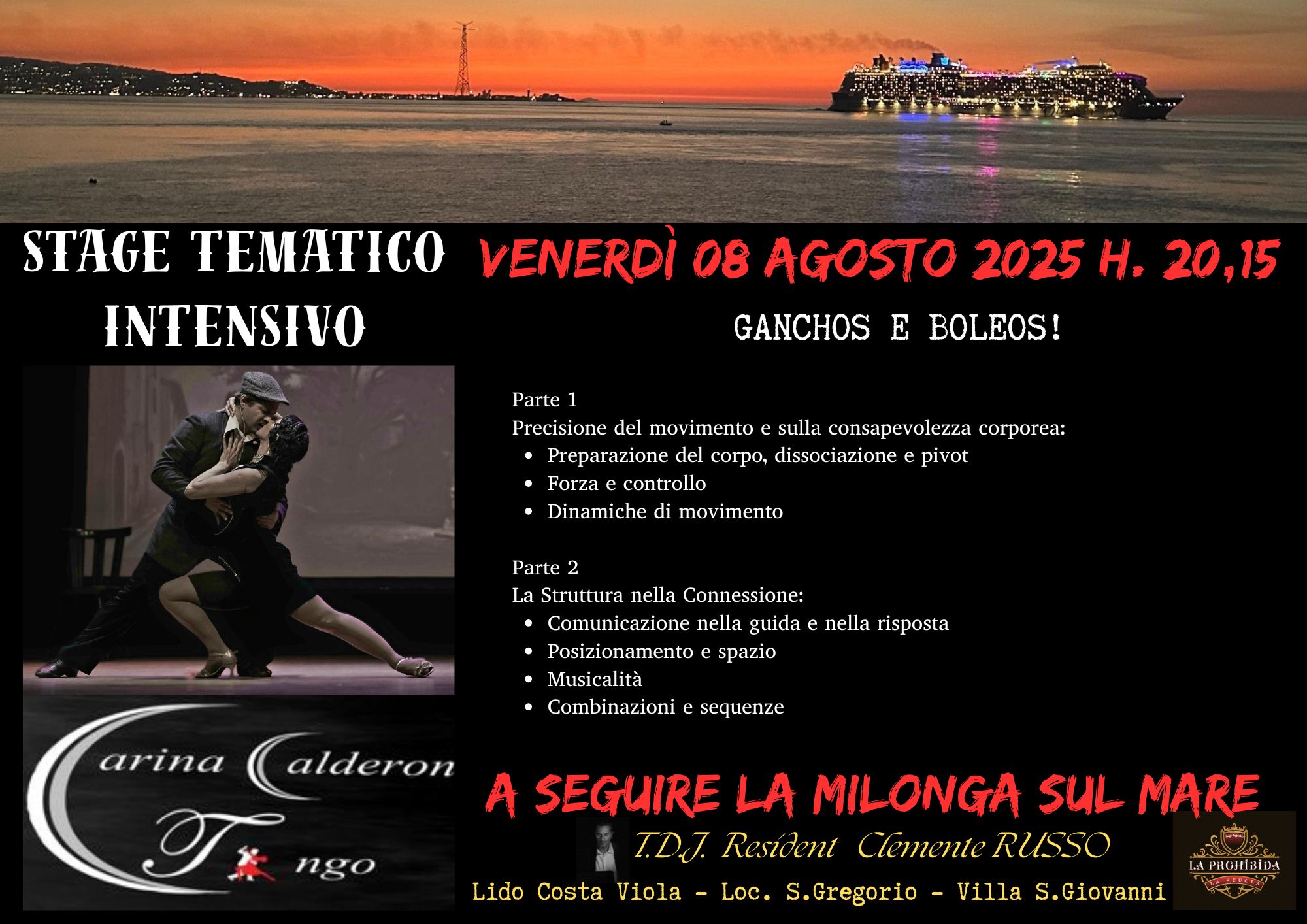 STAGE INTENSIVO: GANCHOS E BOLEOS!