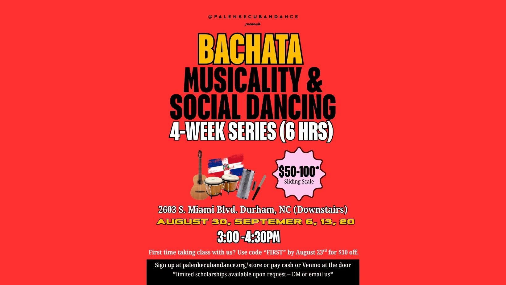 Bachata Musicality & Social Dancing Series π©π΄