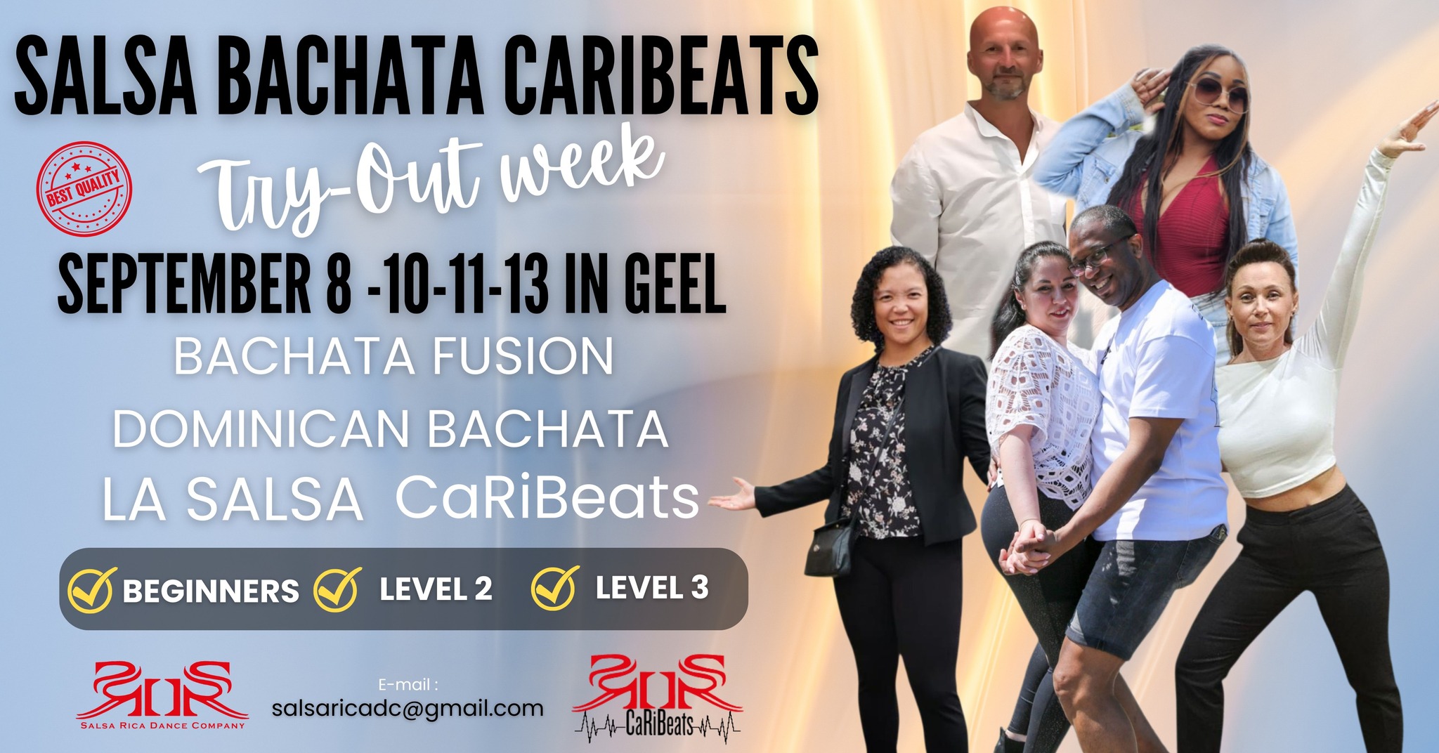 Salsa Bachata CaRiBeats proeflessen in Geel