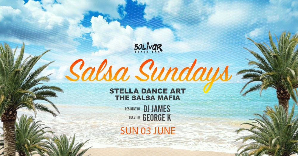 Salsa Sundays Opening Party Sunday 3 June Bolivar Beach Bar