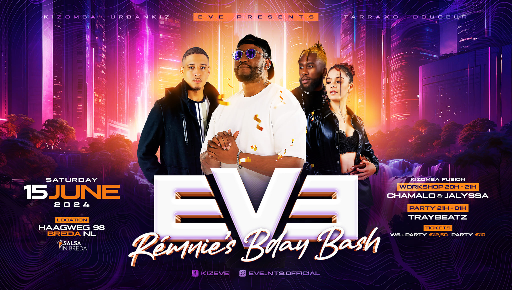 Kizomba's EVE 15 June 2024 (Bday Bash Edition)