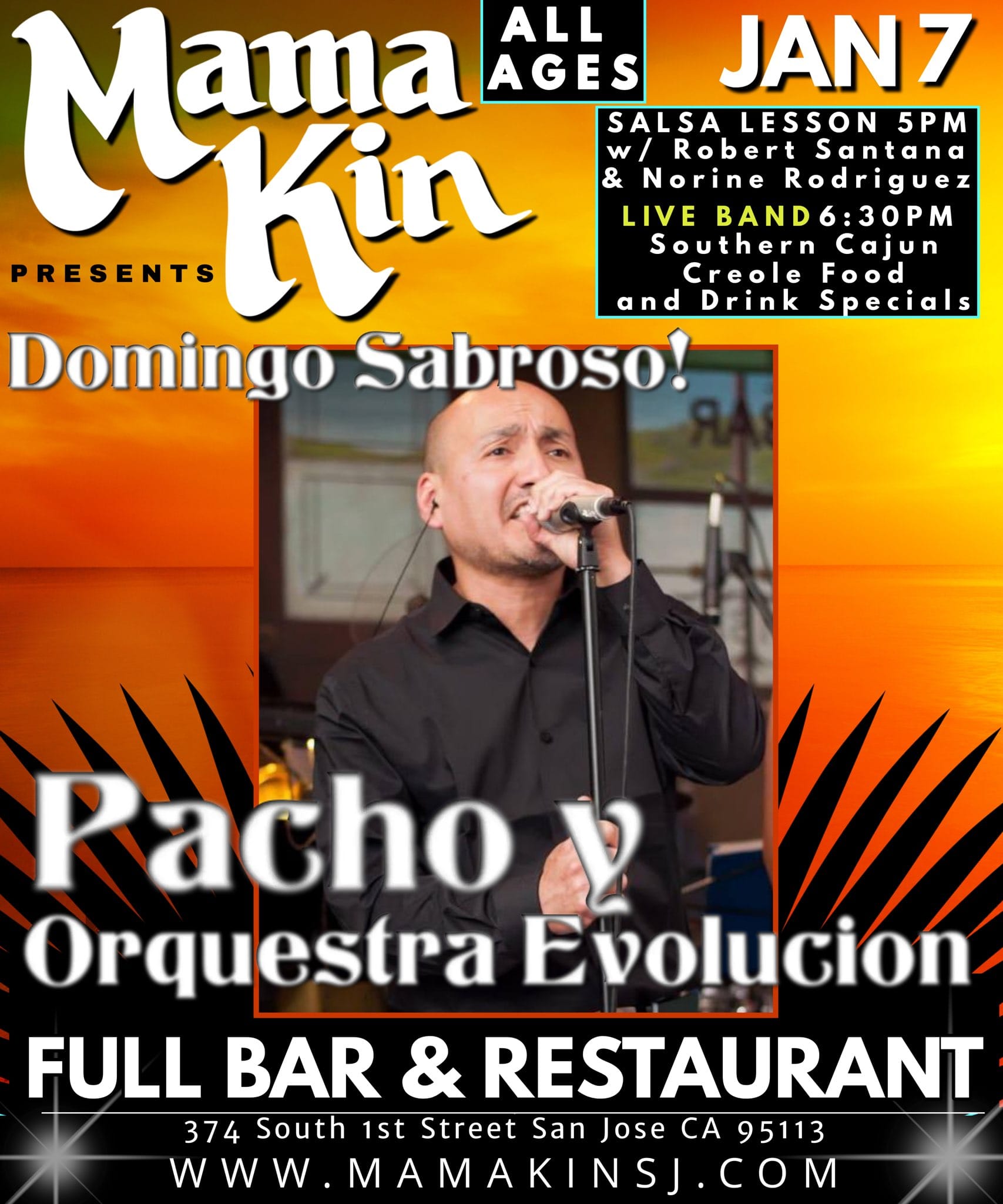 Domingo Sabroso Presents En La Casa Del La Salsa Pacho y Orquesta Evolucion