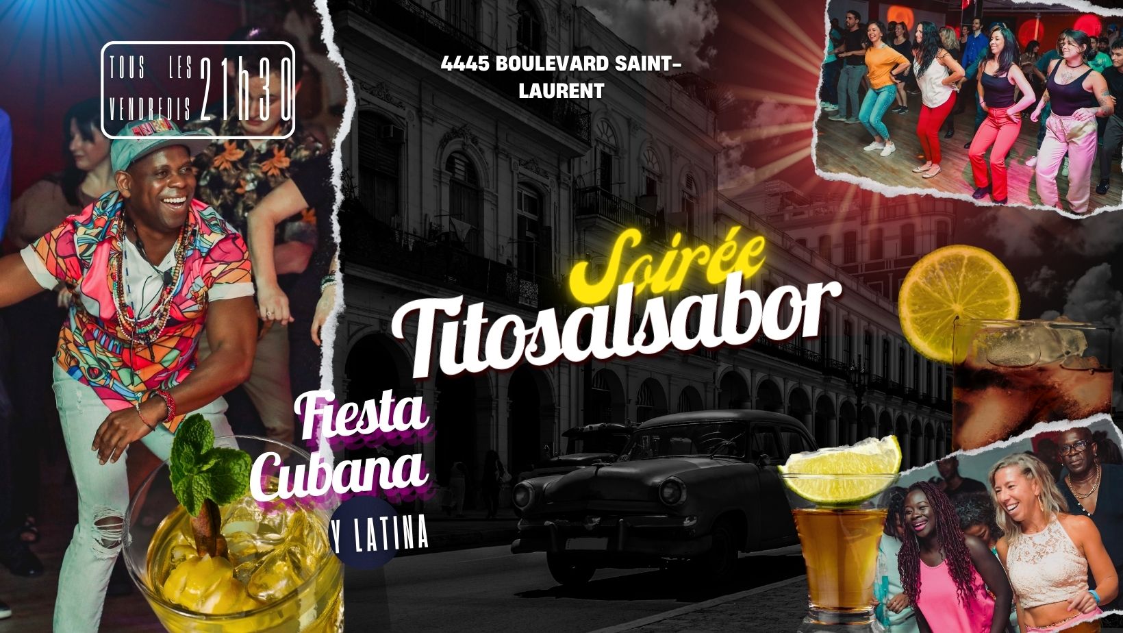 Soirée Titosalsabor la fête cubaine et latina de Montréal!