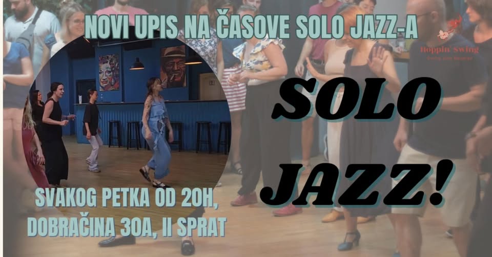 SOLO JAZZ! UPIS NA REDOVNE ČASOVE SOLO JAZZ-A