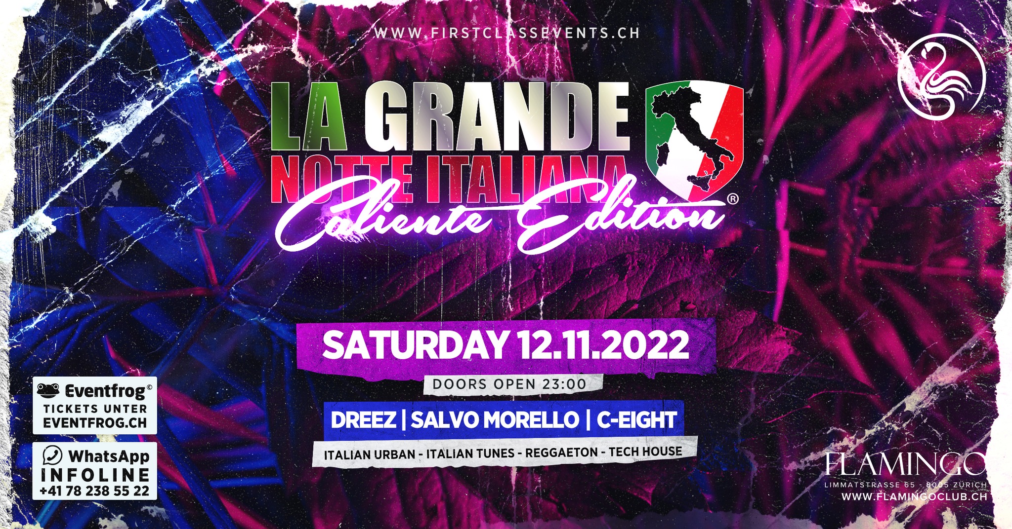 12.11 La Grande Notte Italiana Caliente Edition • Flamingo Club