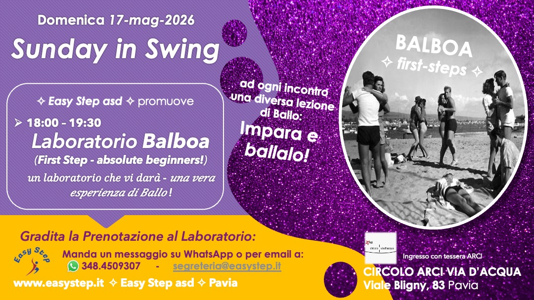 Sunday in SWING, 17-mag-26
