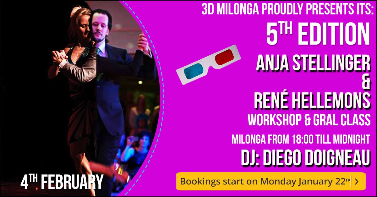 Milonga 3D - the 5th - with Anja and René