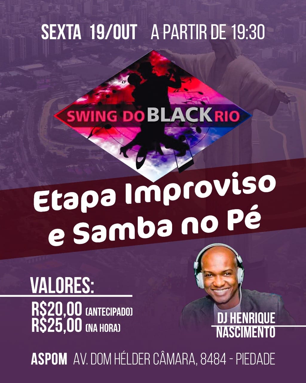 Campeonato Samba Swing Do Black Rio 2018