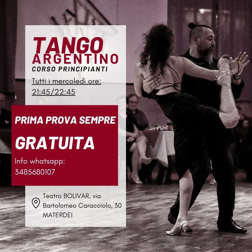 CORSO PRINCIPIANTI - TANGO ARGENTINO
