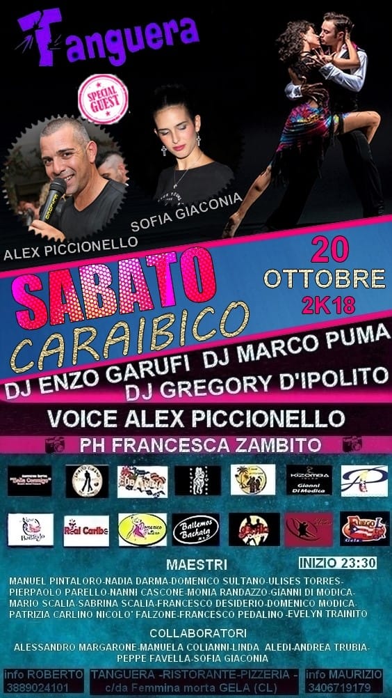 Sabato Caraibico Tanguera