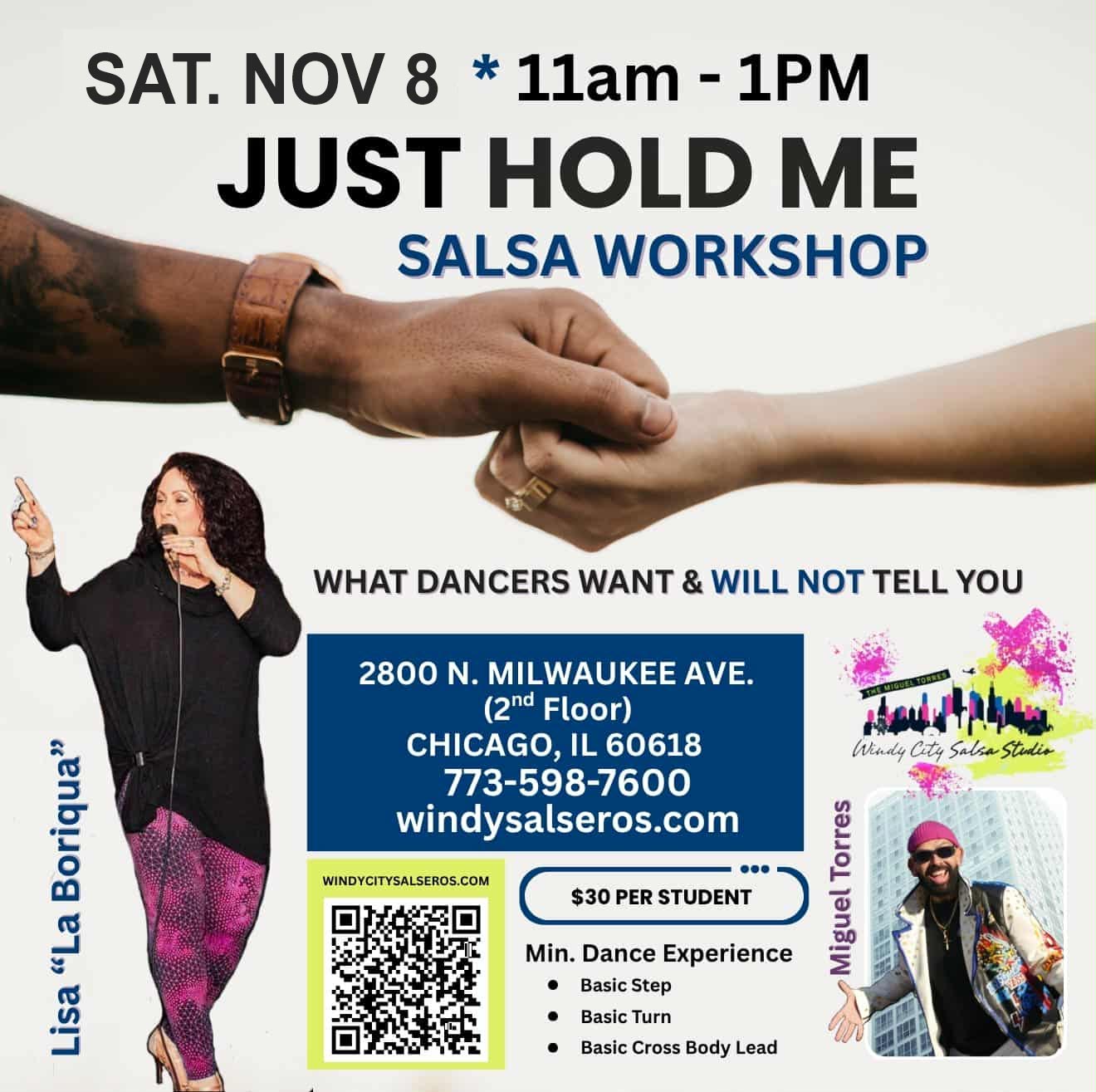 Windy City Salsa Studio presents: Just Hold Me Salsa Workshop