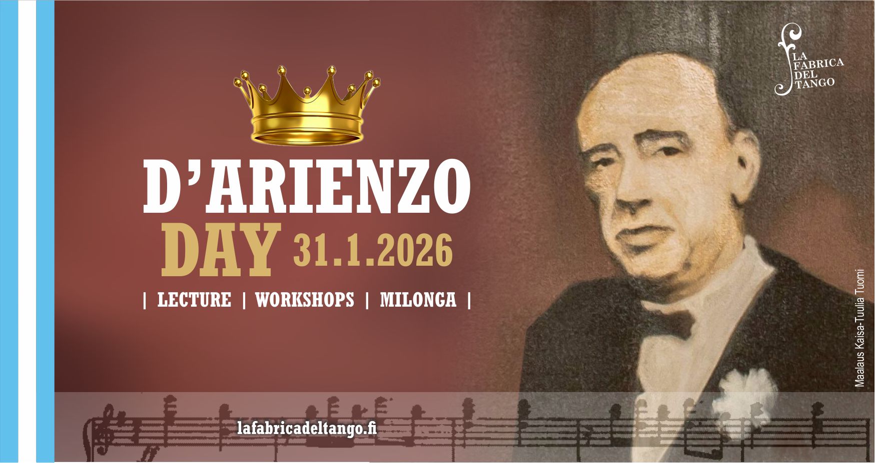 D’ARIENZO DAY - Luennot. Tanssintunnit. Milonga