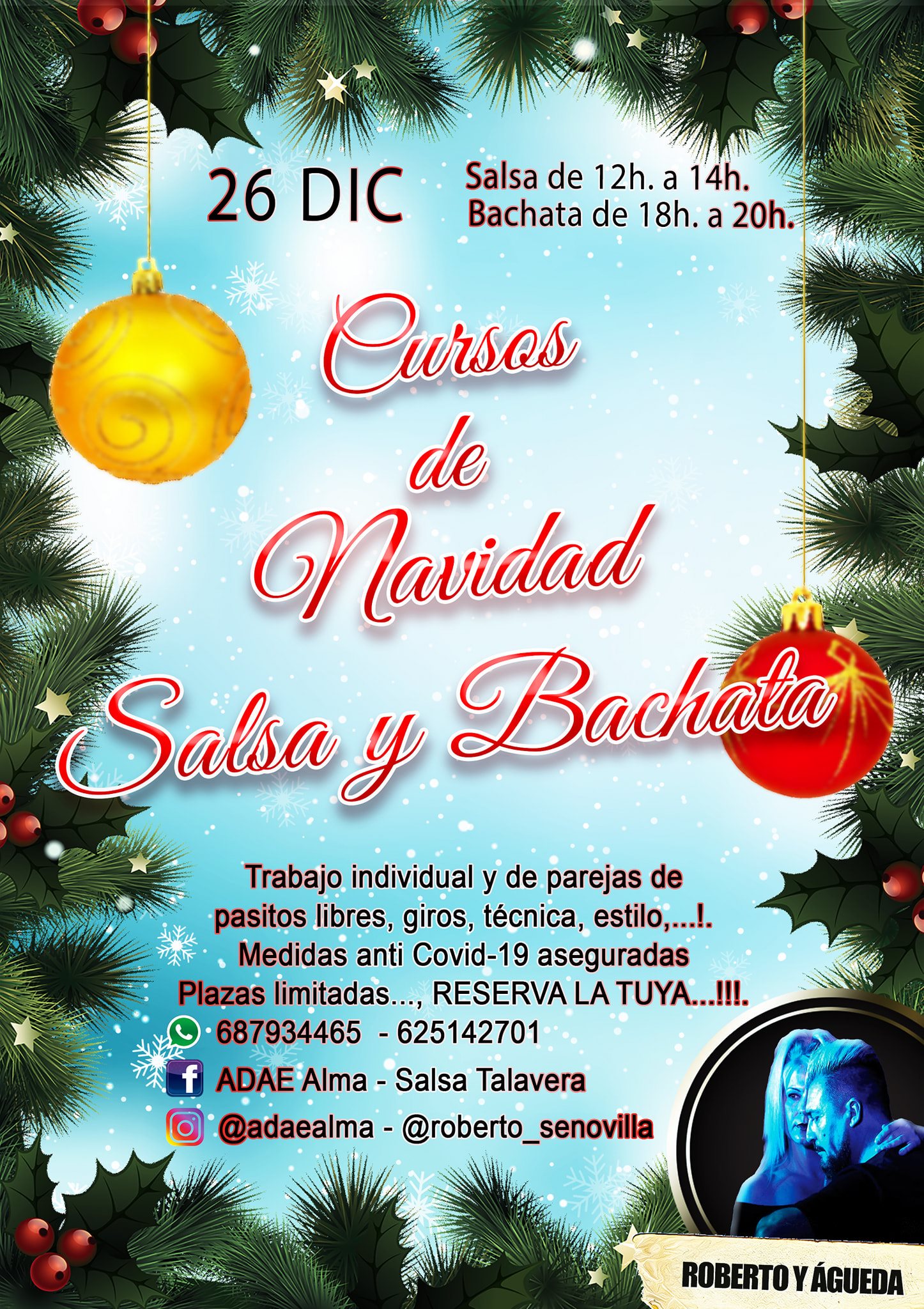 Cursos de Navidad de Salsa y Bachata