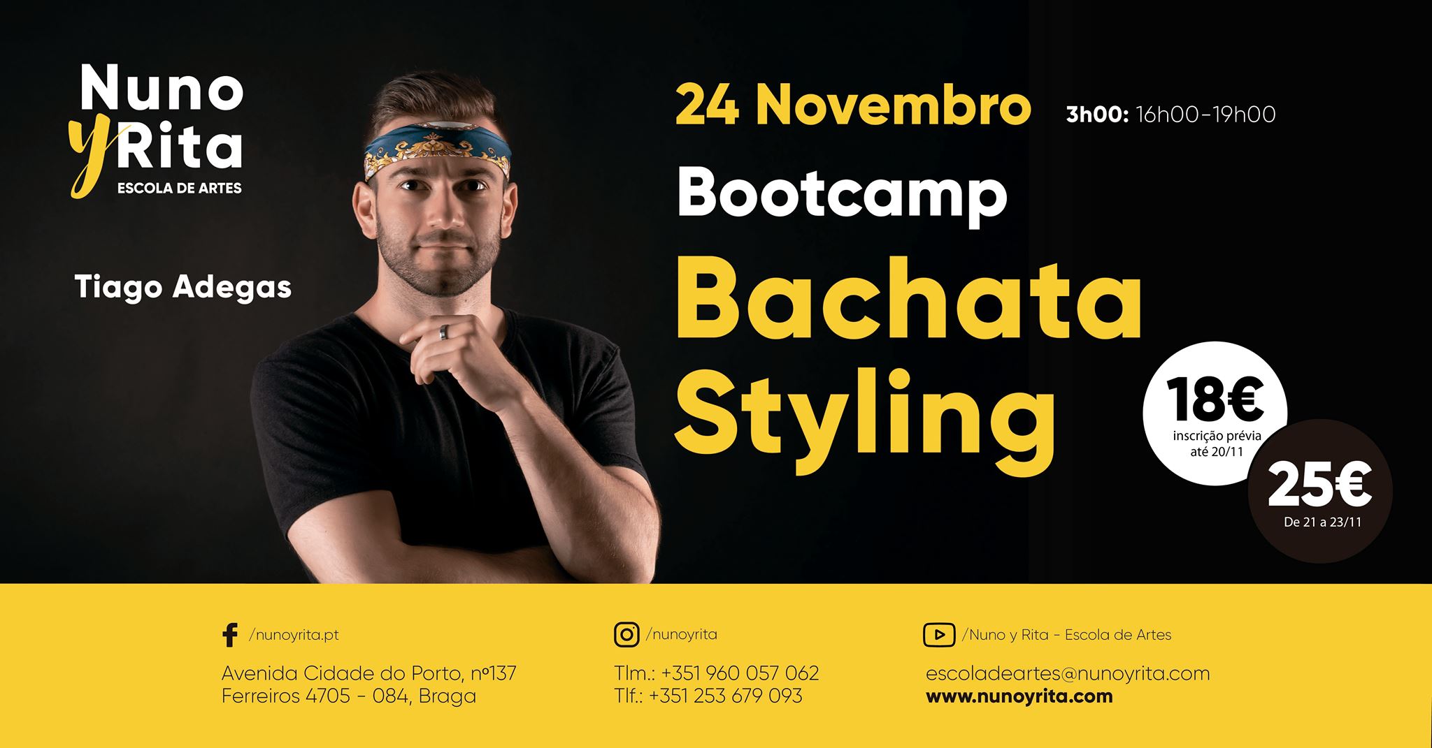 Bootcamp de Bachata Styling - Tiago Adegas