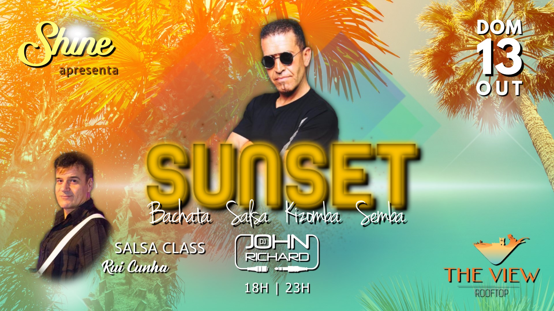 SHINE Dance Sunset • DOM.13 Out @The View Rooftop