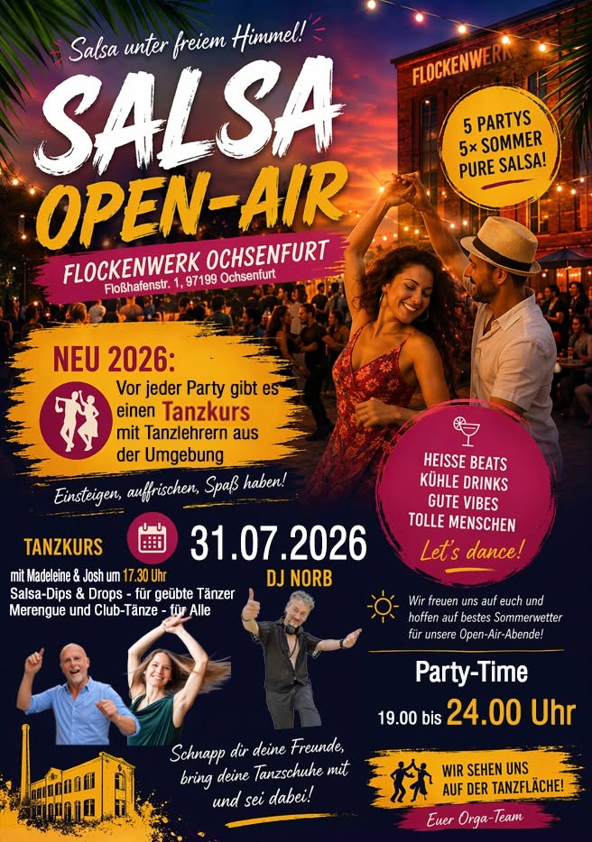 Karibische Nacht im Flockenwerk - Salsa-Night