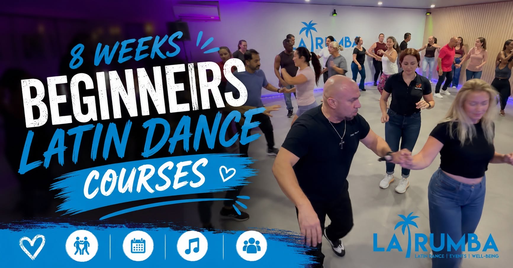 8-Week Beginner Latin Dance Courses