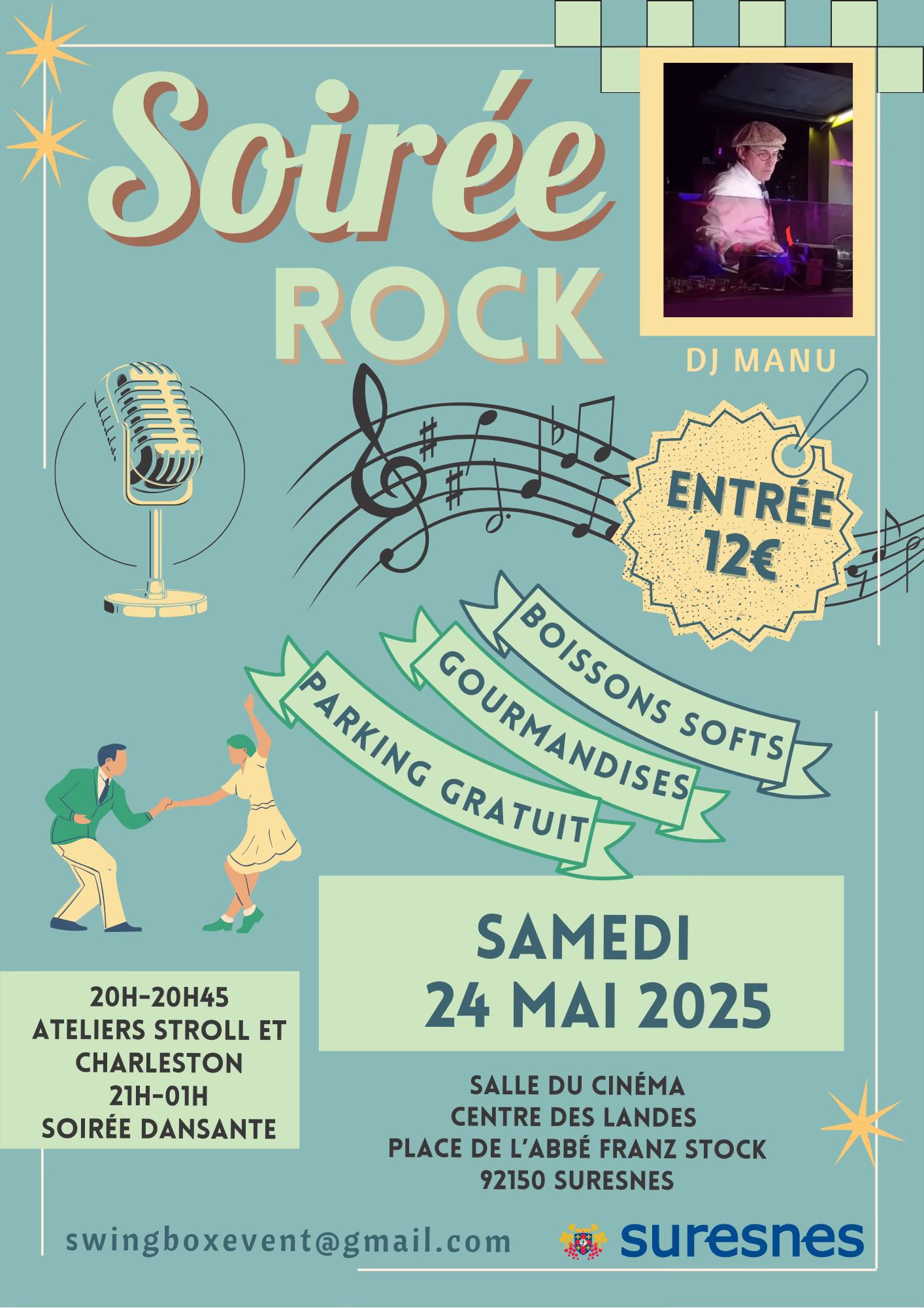 Soirée Rock Suresnes avec DJ Manu