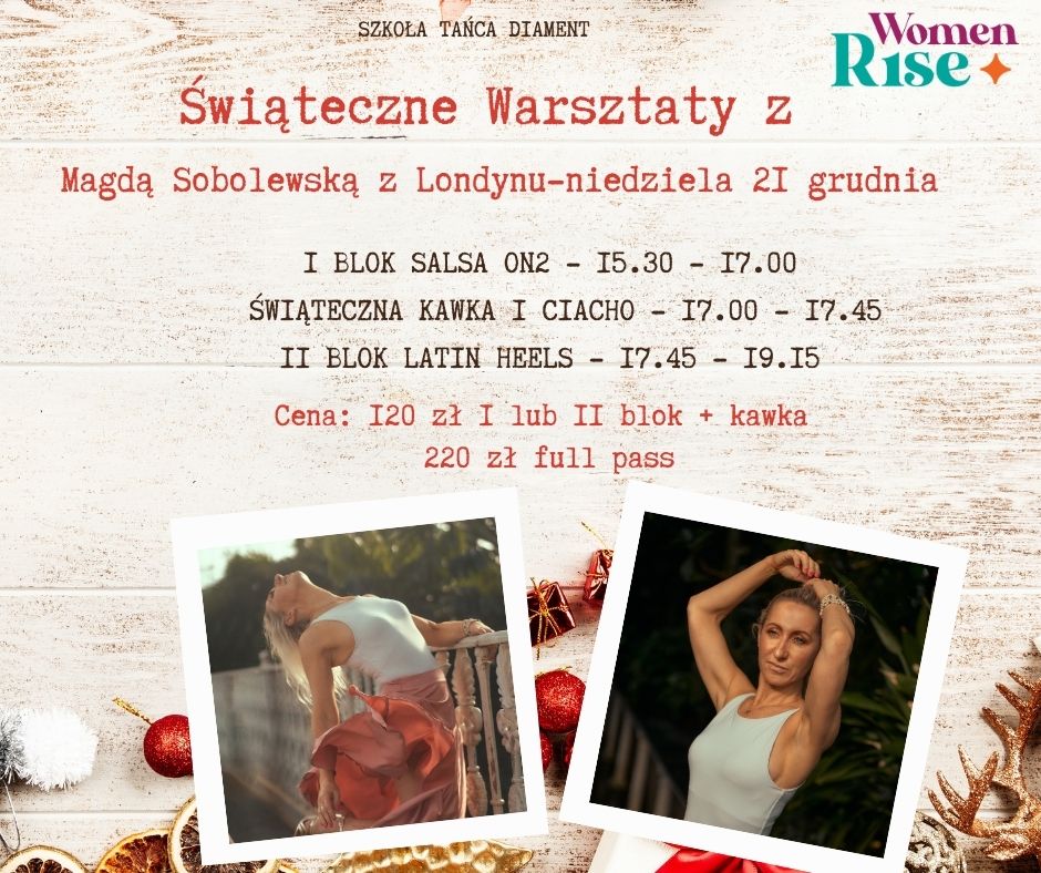 KOBIECE WARSZTATY SALSAON2 LATIN FUSION Z MAGDĄ Z LONDYNU